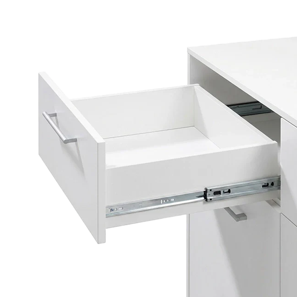 Hettich KA 4732 Telescopic Channel, Soft Close, 35 kg Capacity, Zinc